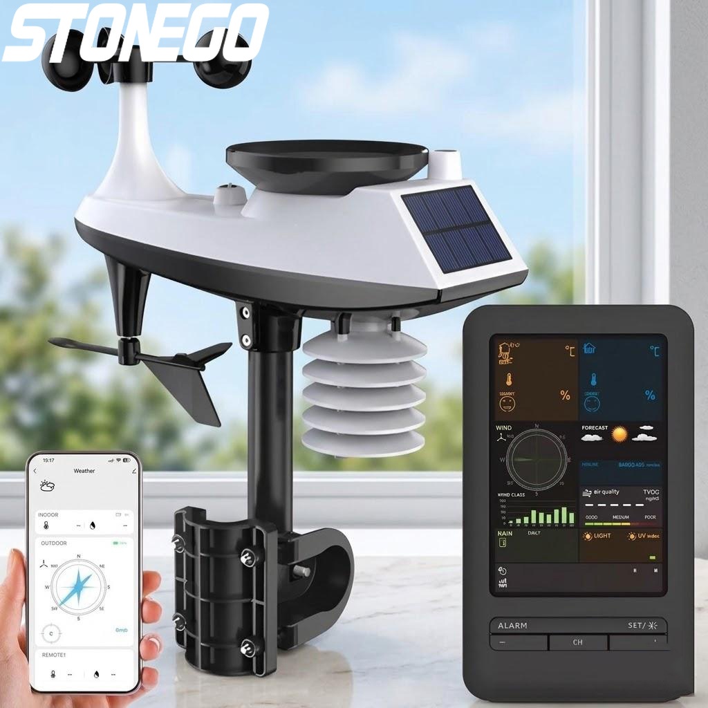 Woodworking App - Smart Home Weather Station Monitor with