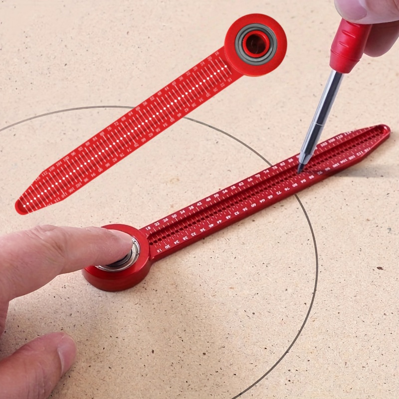 Woodworking Marking Gauge - Precision Woodworking Compass & Scriber Ruler