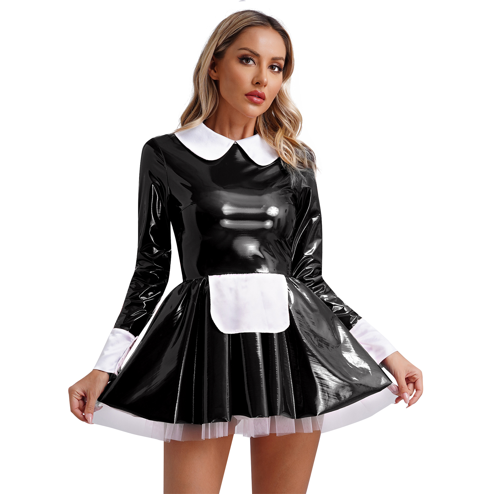Woodworking Apron - Womens Maid Servant Cookie Apron Cosplay