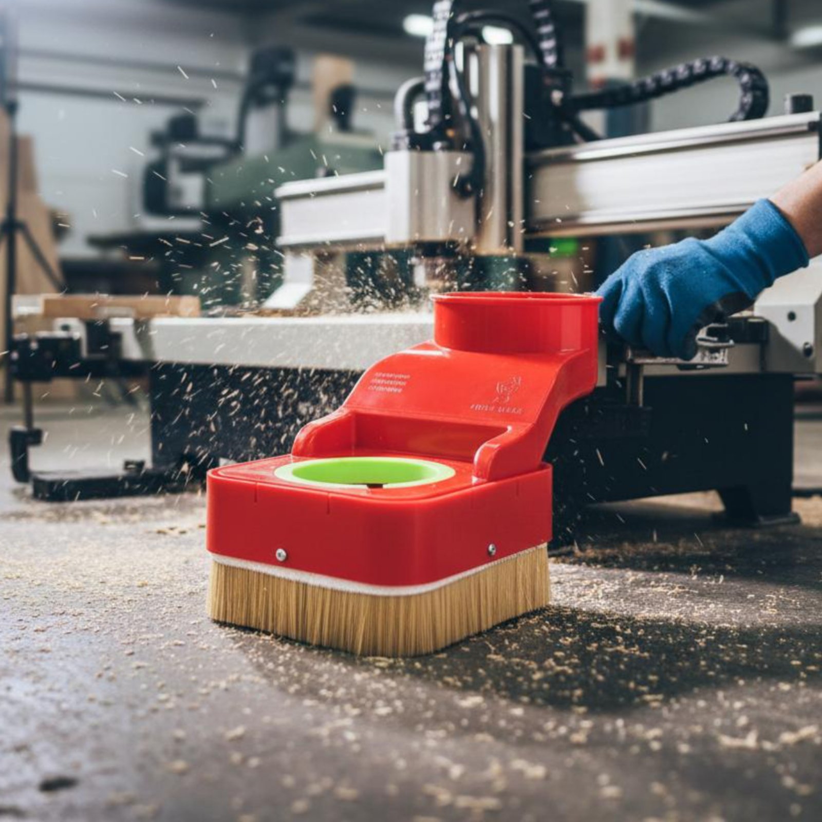 Woodworking Cnc Machine - CNC Router Dust Shoe Woodworking Brush