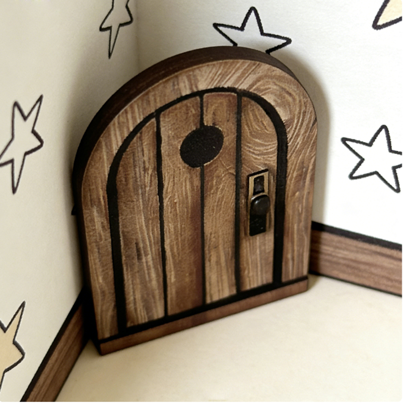 Woodworking Zone - Mouse Door Decor – Whimsical 2D