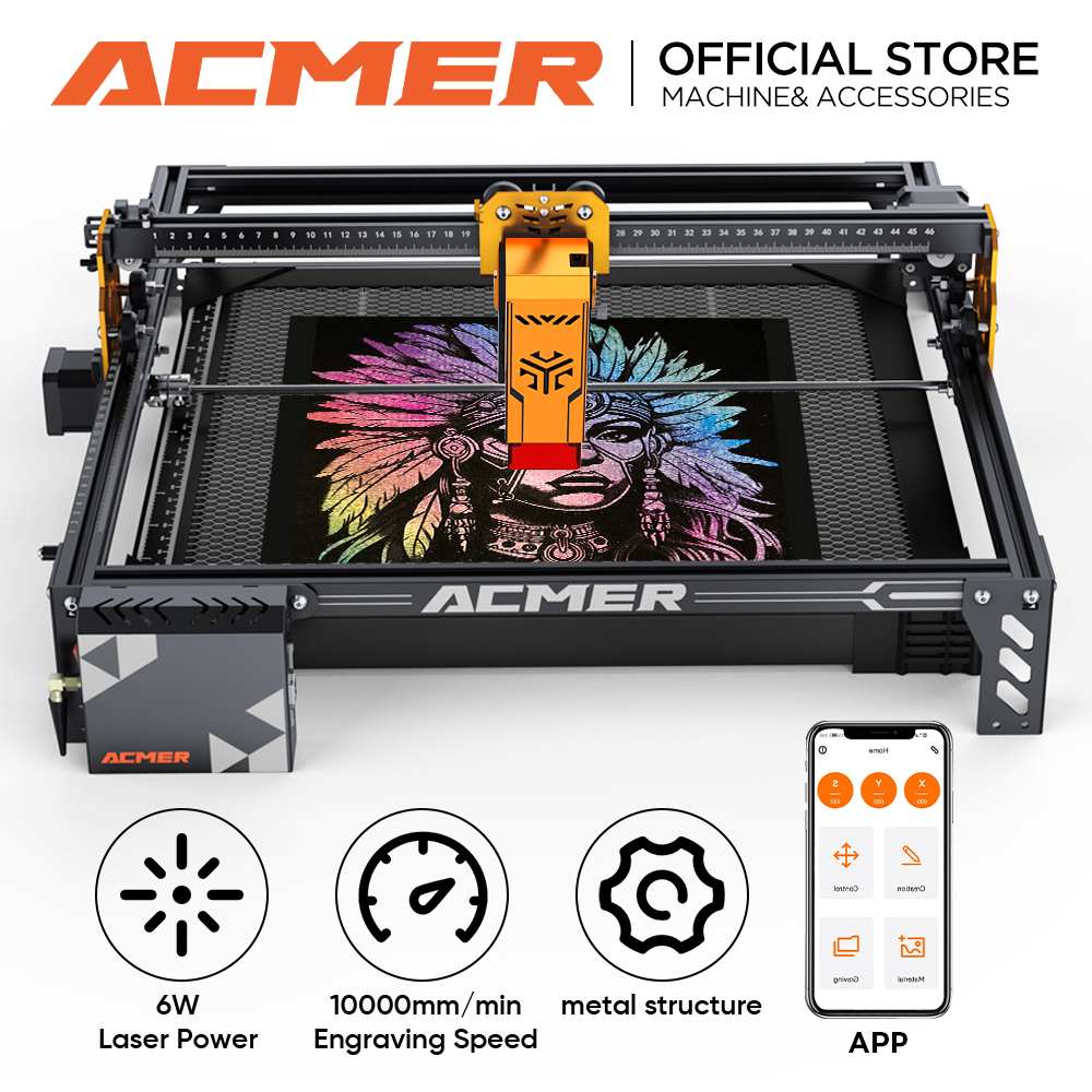 Woodworking App - ACMER P1 S PRO 6/10/20/36/48W Laser