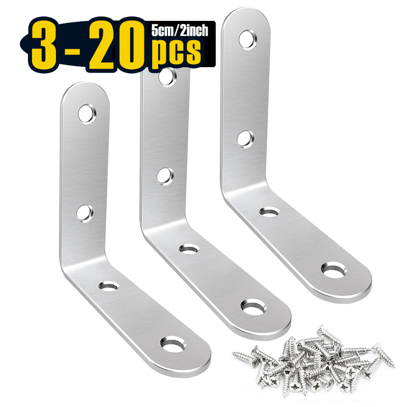 3-20 Pcs L Bracket Stainless S - Woodworking X Brace recensione e prezzo
