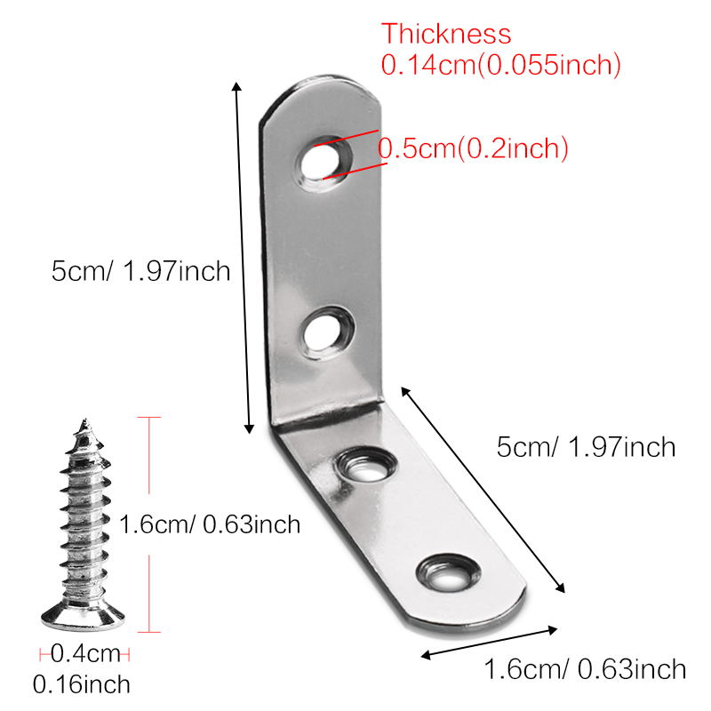 3-20 Pcs L Bracket Stainless S - Woodworking X Brace recensione e prezzo