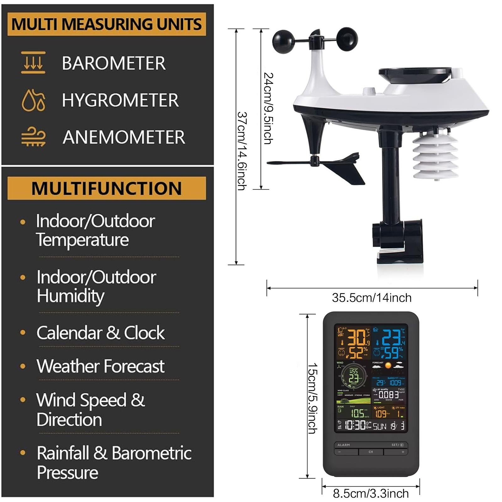 Smart Weather Station Indoor O - Woodworking App recensione e prezzo