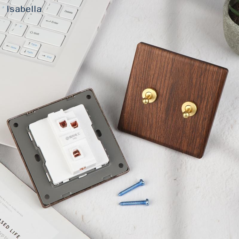 ♥Walnut Wood Grain Brass Toggl - Woodworking Zone recensione e prezzo