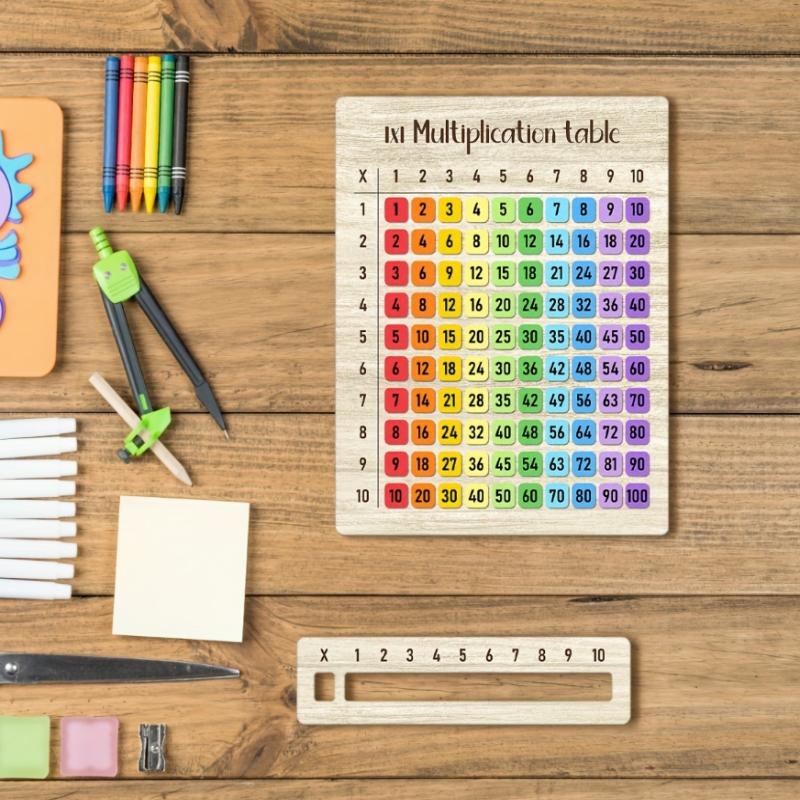 1 Pcs Colorful Multiplication  - Woodworking School recensione e prezzo