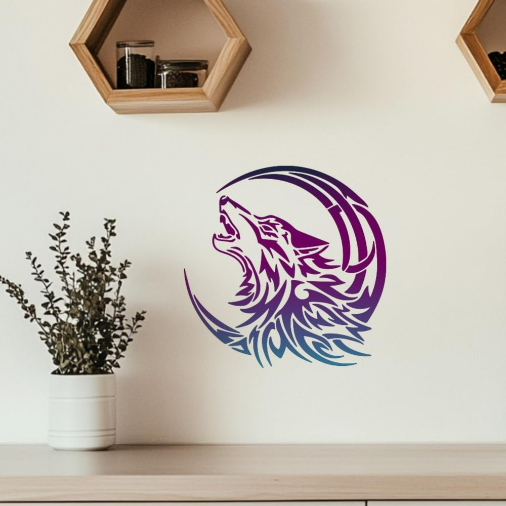 Wolf Moon Stencil 11.8x11.8inc - Woodworking Room recensione e prezzo