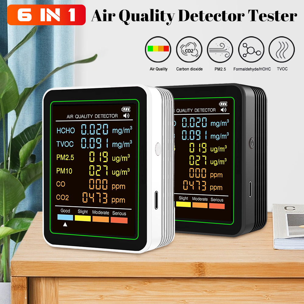6in1 Air Quality Detector Test - Woodworking App recensione e prezzo