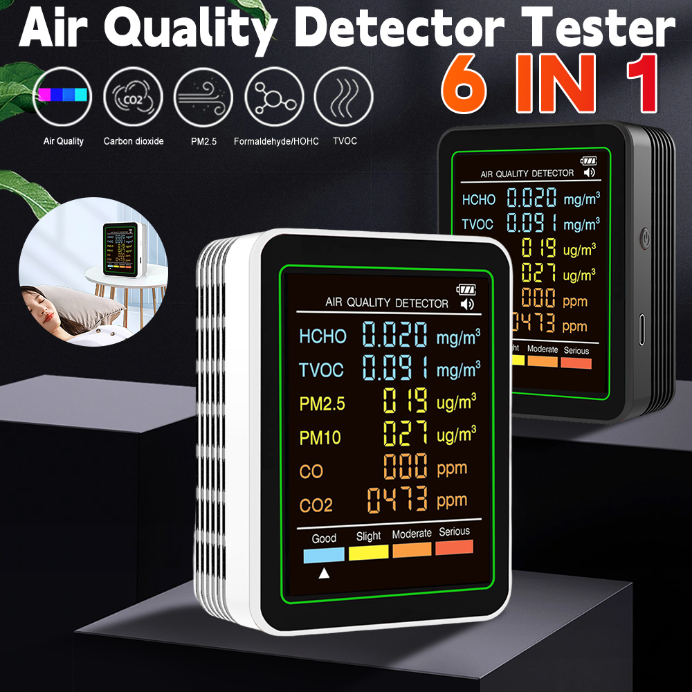 6in1 Air Quality Detector Test - Woodworking App recensione e prezzo