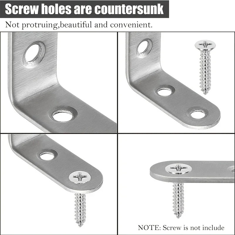 6Pcs Stainless Steel 90 Degree - Woodworking X Brace recensione e prezzo