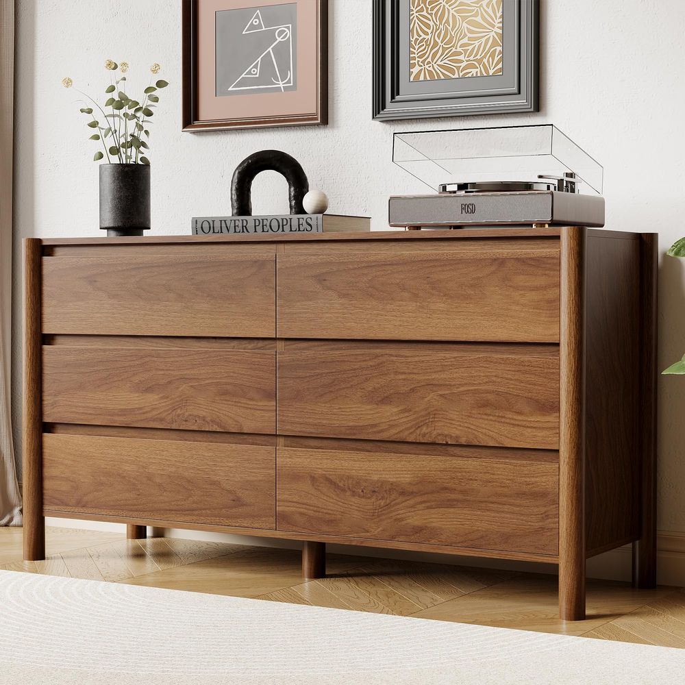 Wide 6Drawer Dresser, Farmhous - Woodworking Tv recensione e prezzo