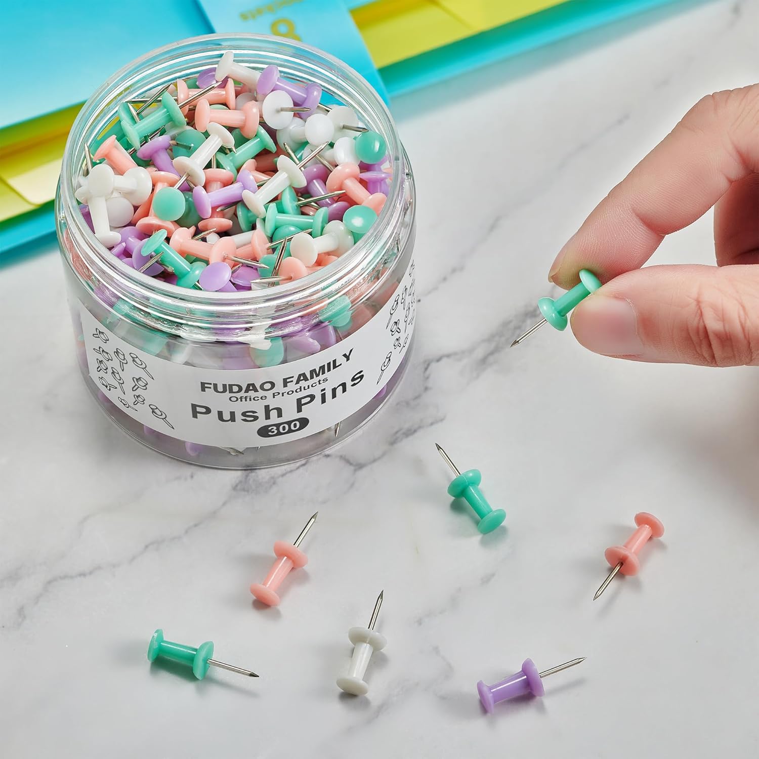 300 Push Pins for Bulletin Boa - Woodworking School recensione e prezzo
