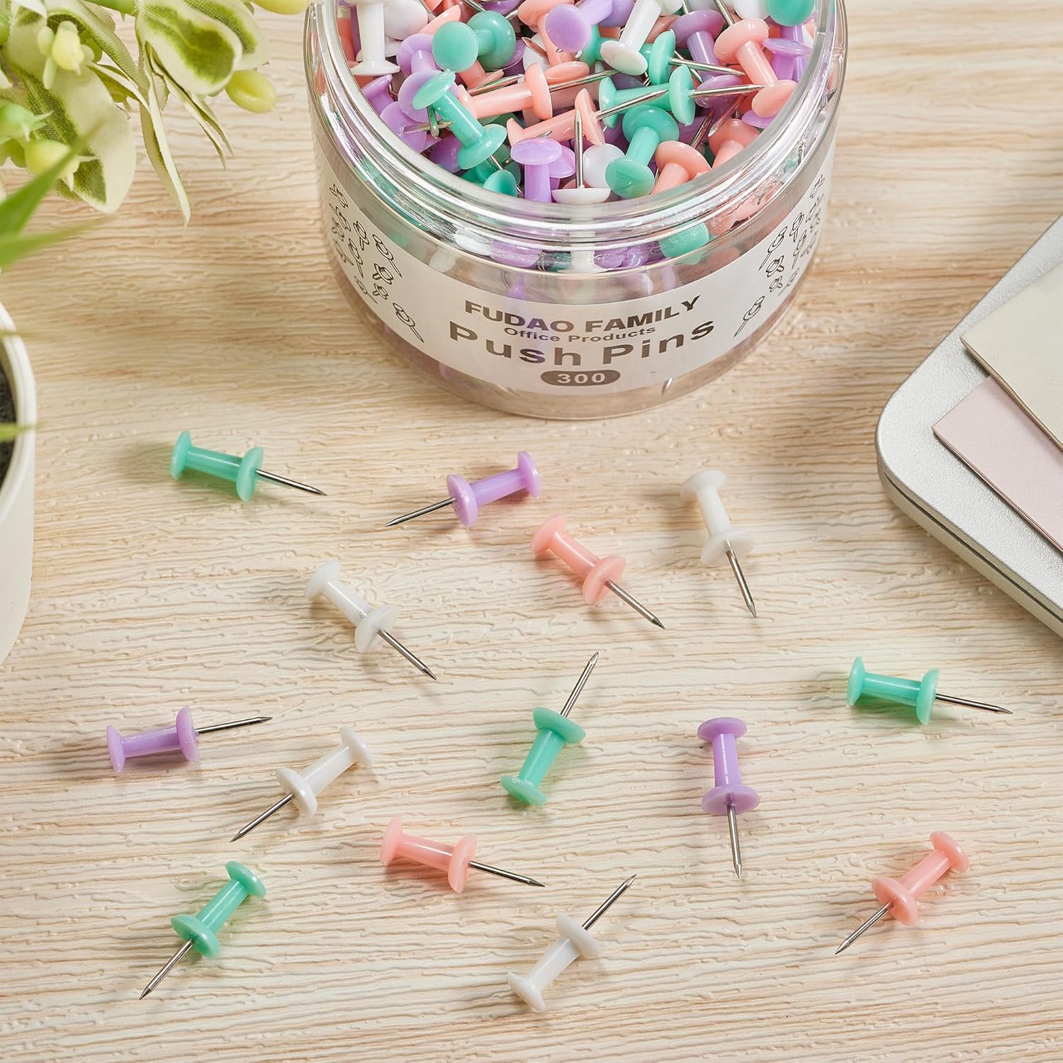 300 Push Pins for Bulletin Boa - Woodworking School recensione e prezzo