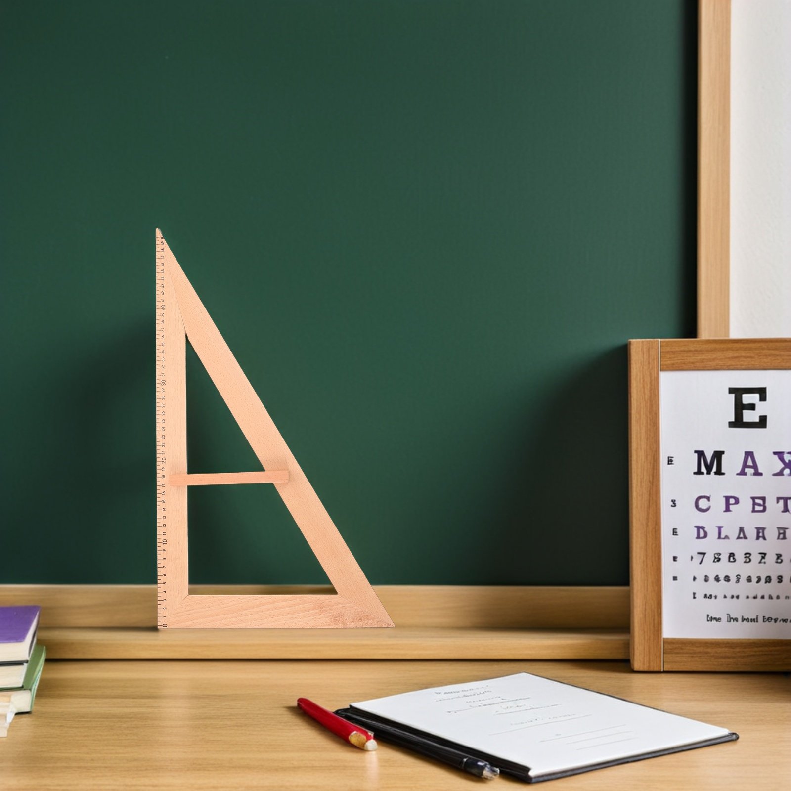 2Pcs Wooden Triangle Ruler Tea - Woodworking School recensione e prezzo