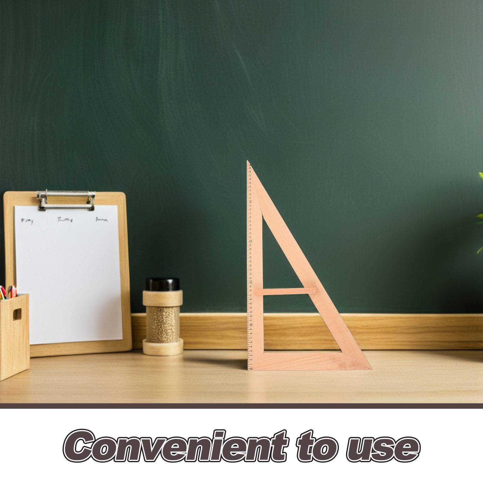 2Pcs Wooden Triangle Ruler Tea - Woodworking School recensione e prezzo