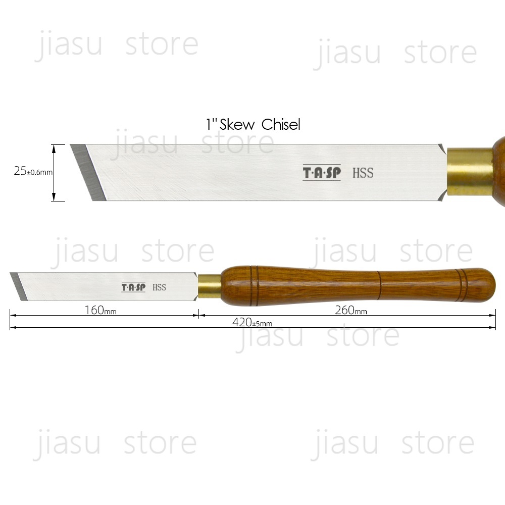 TASP HSS Wood Lathe Skew Chise - Skew Chisel Wood recensione e prezzo