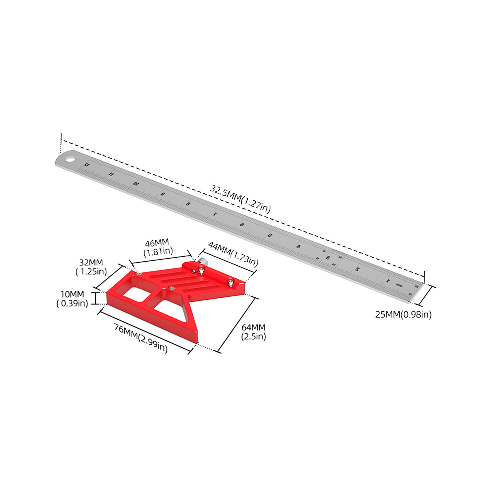 45 90 Degree Miter Triangle Ru - Woodworking For Engineers recensione e prezzo
