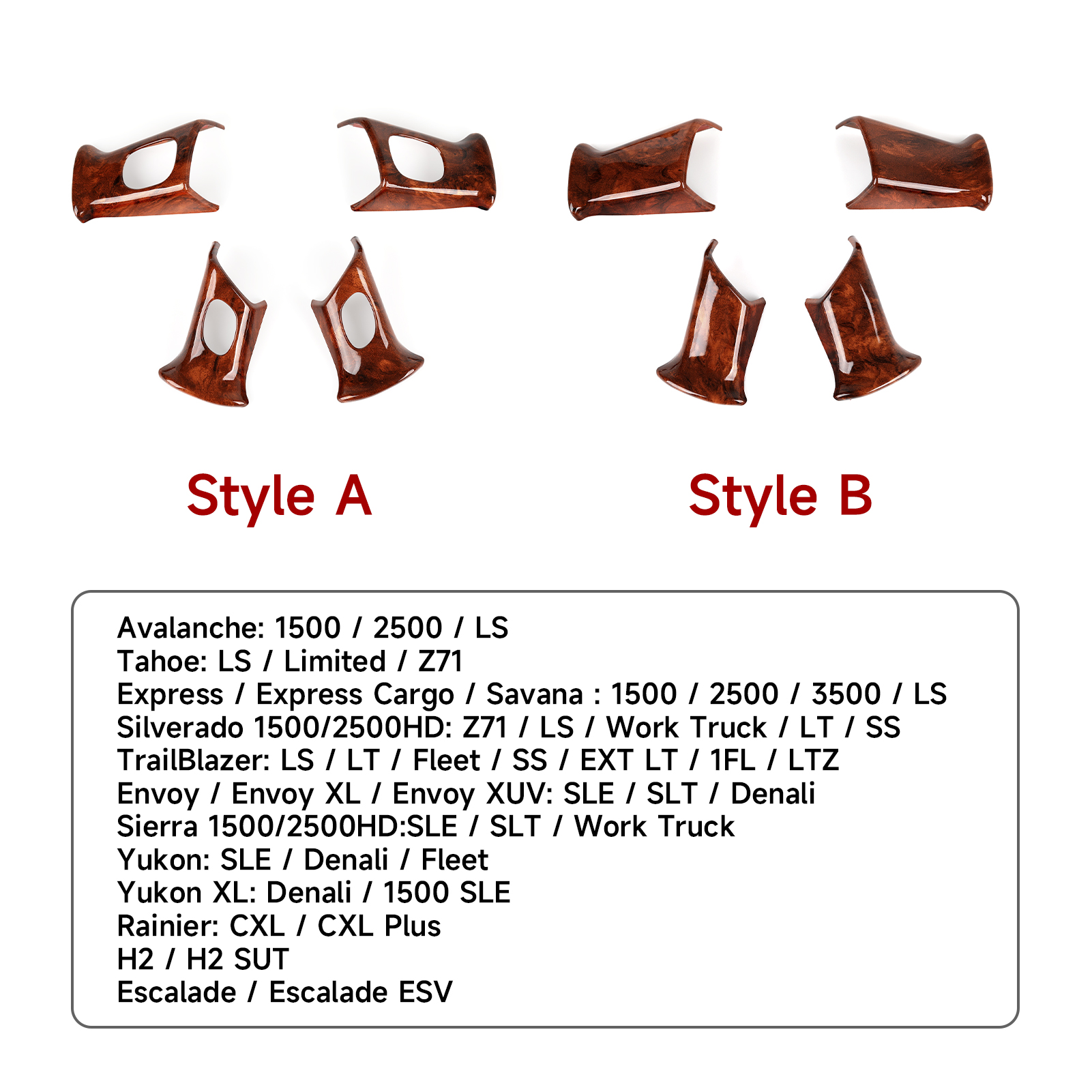 For Chevrolet Avalanche Expres - Woodworking Zone recensione e prezzo