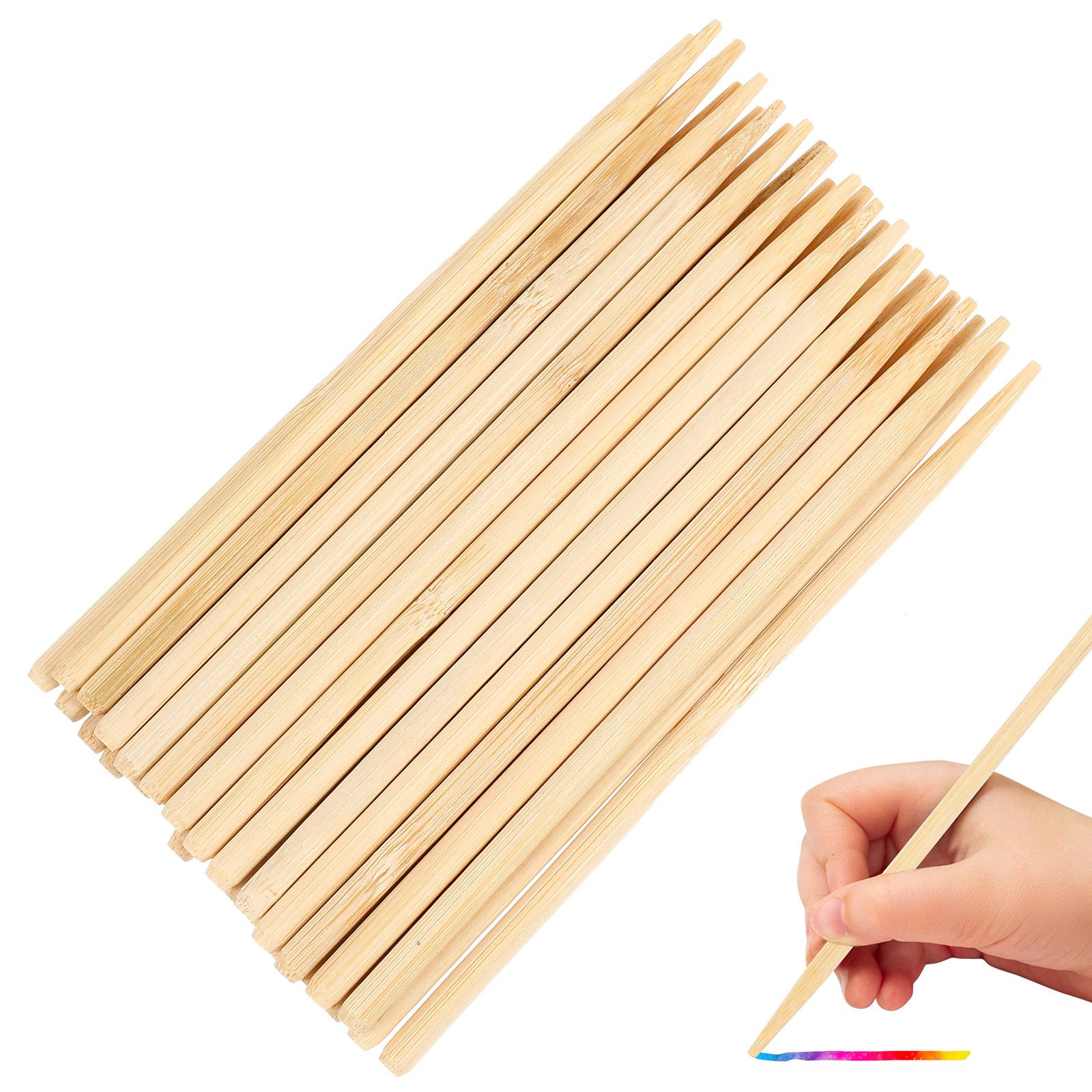 30pcs Scratch Bamboo Pens Wax  - Woodworking Hobbies recensione e prezzo