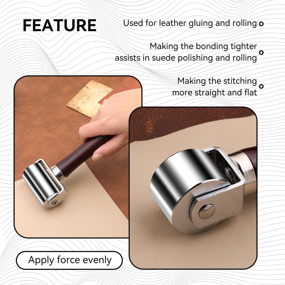 KRABALL Leather Press Edge Rol - Woodworking Tool Stores recensione e prezzo