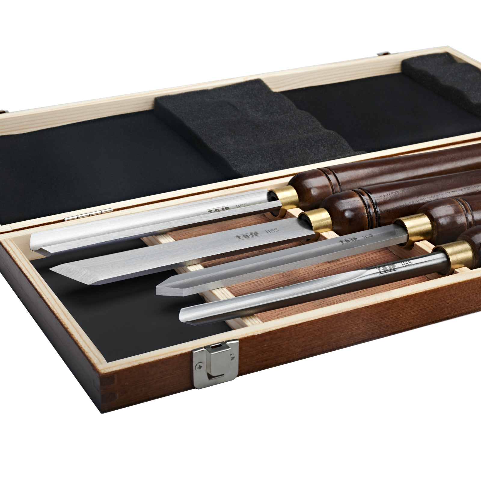 TASP 4pcs HSS Woodturning Chis - Skew Chisel Wood recensione e prezzo