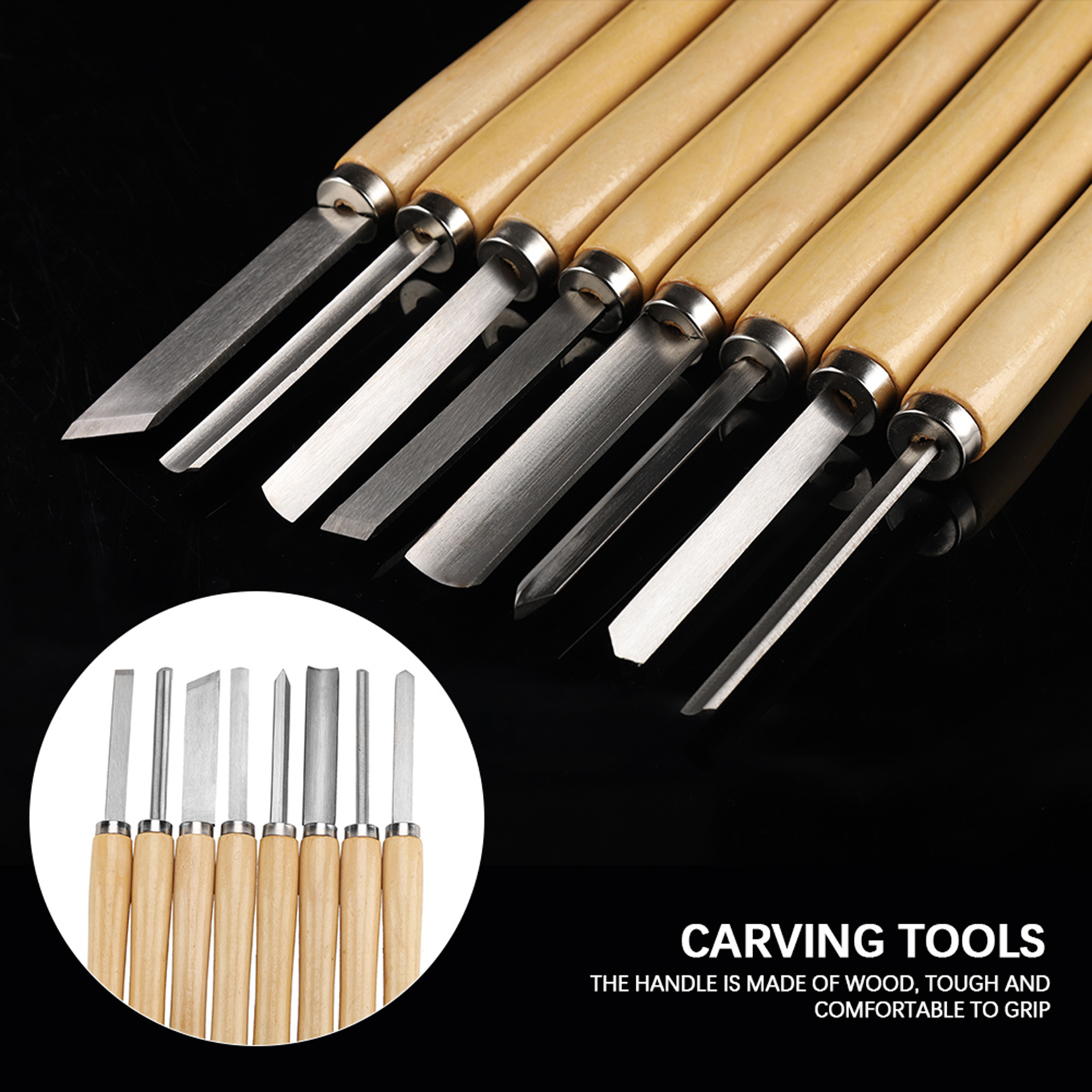 【Sale】8PCS/set Wood Lathe Chis - Skew Chisel Wood recensione e prezzo