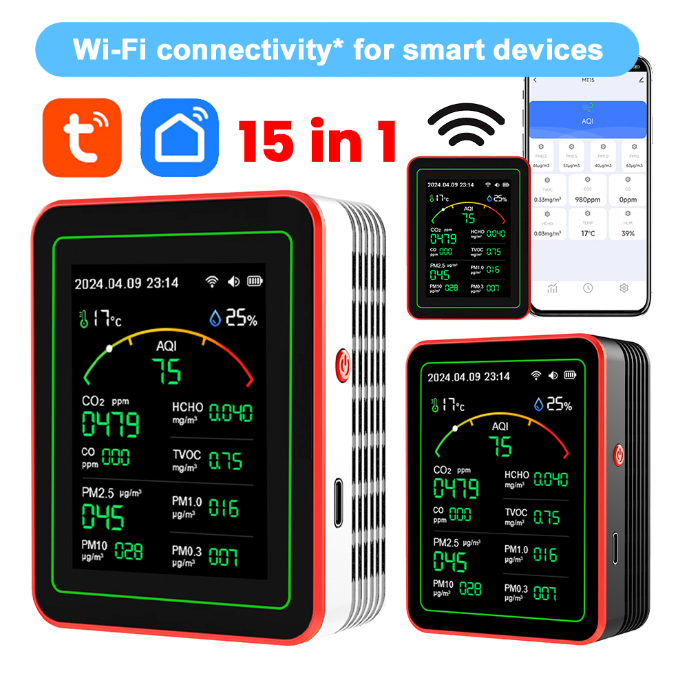 Tuya WiFi 15-in-1 Household CO - Woodworking App recensione e prezzo