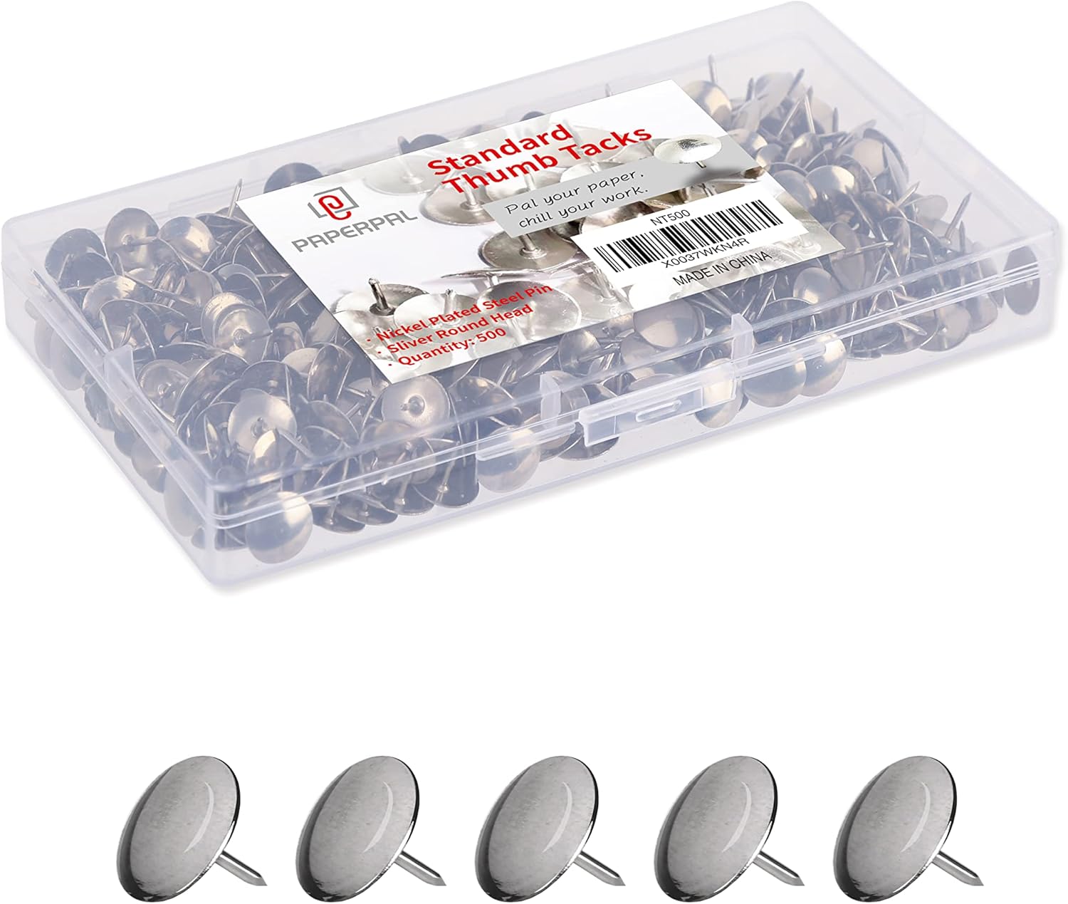 500 Standard Thumbtacks for Co - Woodworking School recensione e prezzo