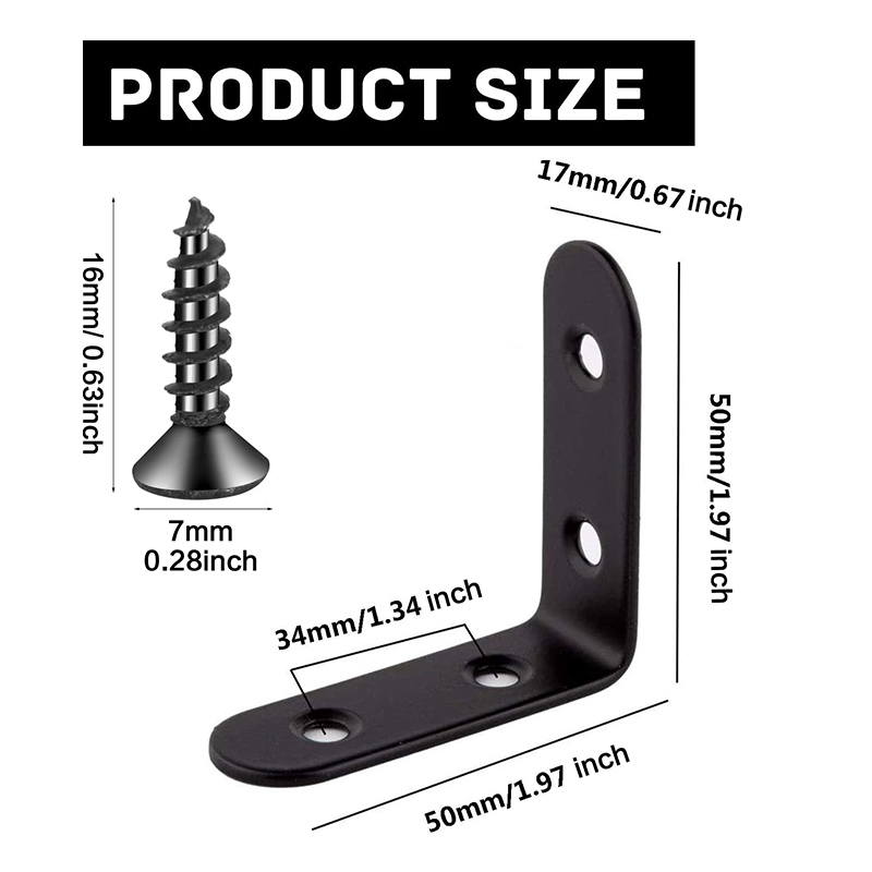 6-20Pcs L Bracket Right Angle  - Woodworking X Brace recensione e prezzo