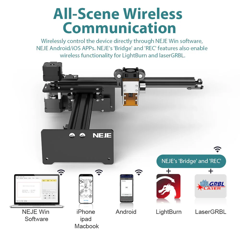 NEJE 5 A40640/E40/E30/A40630/N - Woodworking App recensione e prezzo