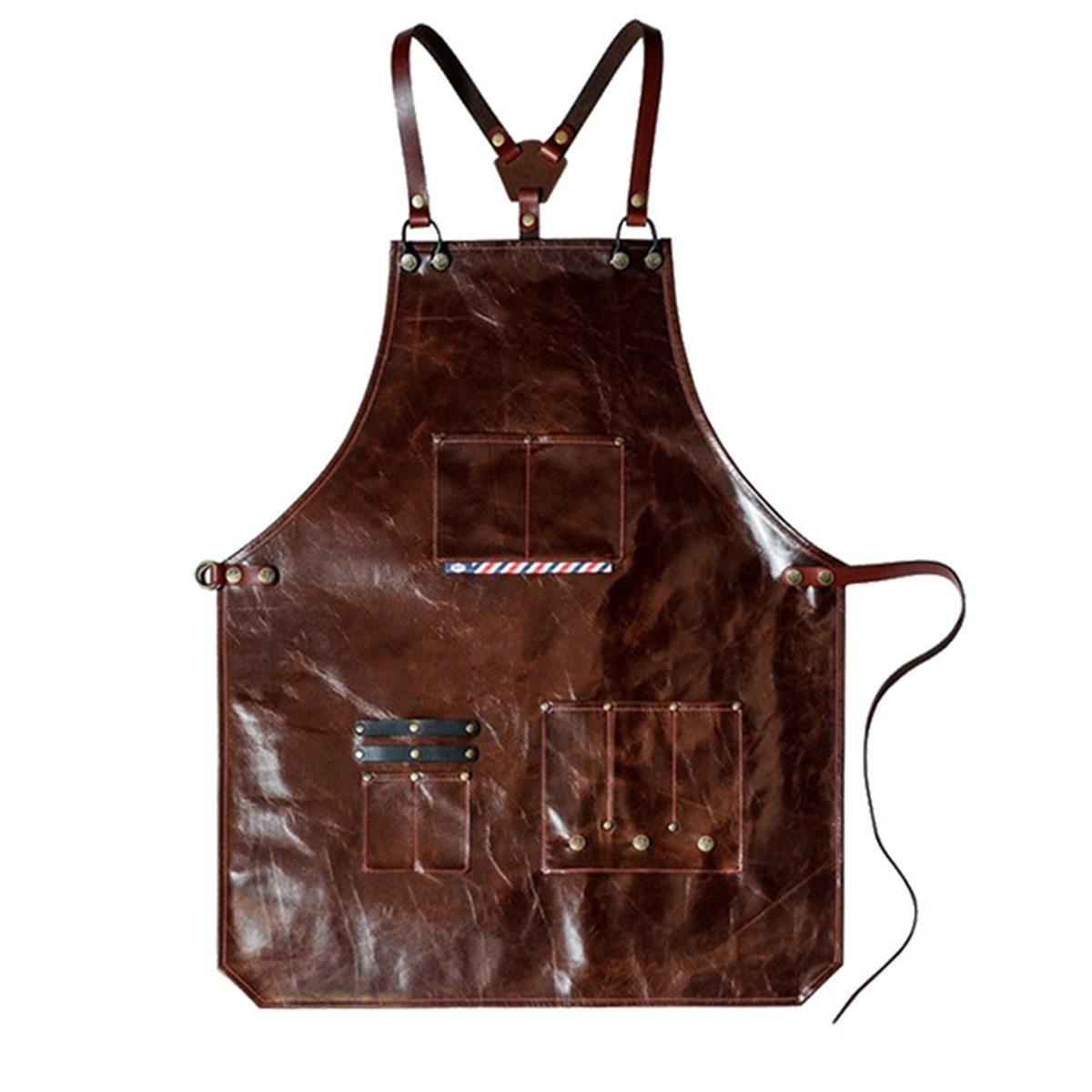 Men's Leather Work Apron with  - Woodworking Apron recensione e prezzo