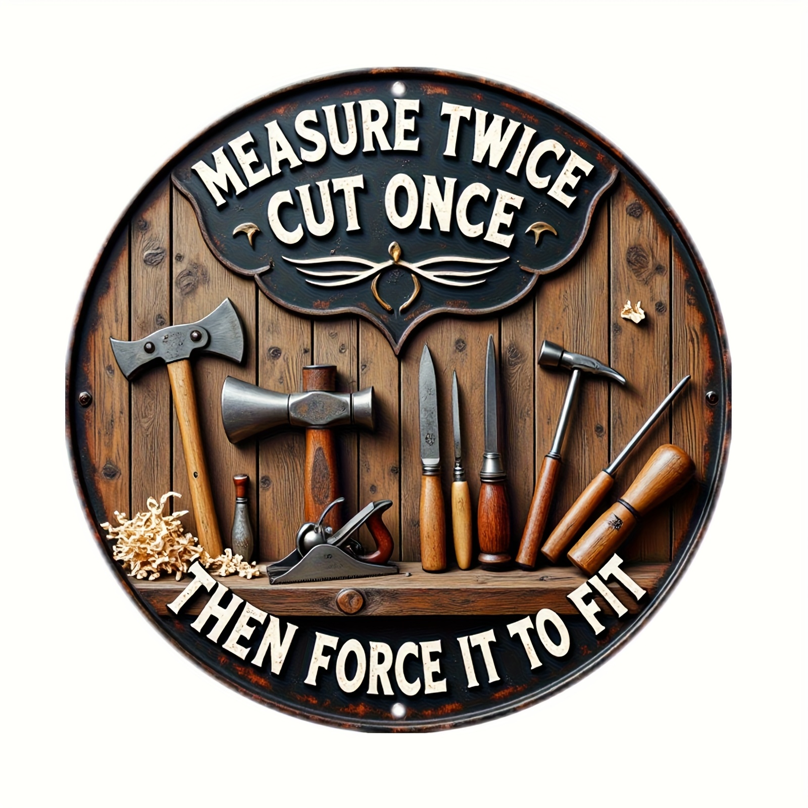 Tin Sign - Vintage Durable Met - Woodworking Quotes Funny recensione e prezzo