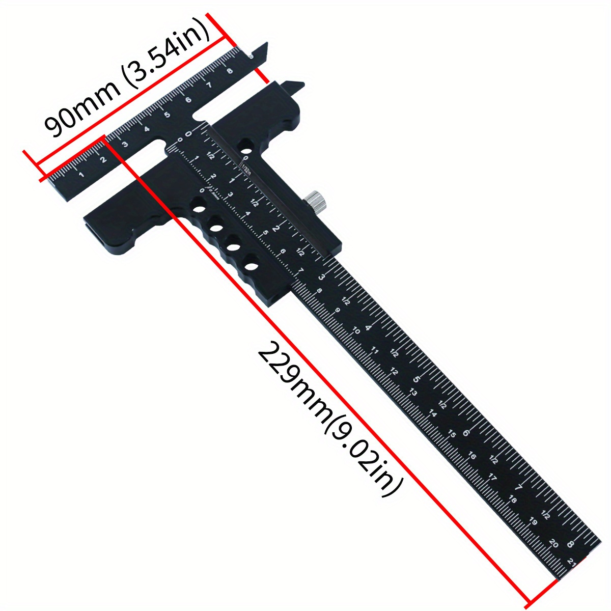 Aluminum Alloy T-Shaped Woodwo - Woodworking Marking Gauge recensione e prezzo