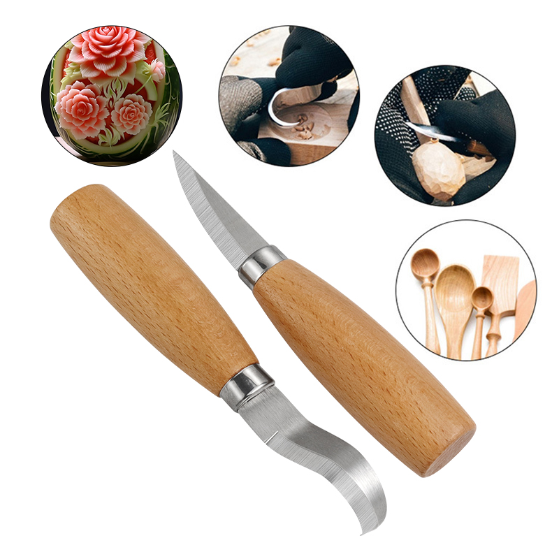 Stainless Iron Carving Knife B - Woodworking Tool Stores recensione e prezzo