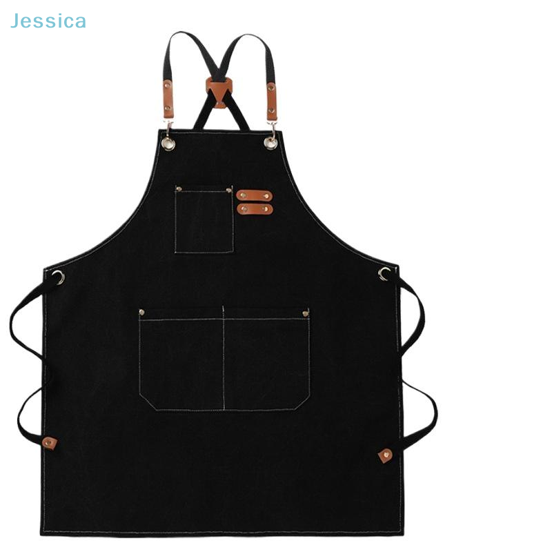 ♥Black Denim Apron with Multip - Woodworking Apron recensione e prezzo