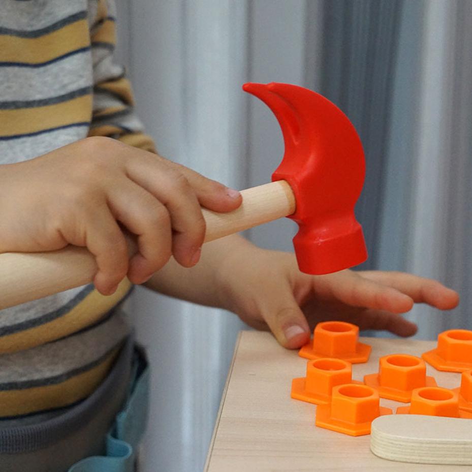 1 Pcs Mini Wooden Hammer Child - Woodworking Simulator recensione e prezzo