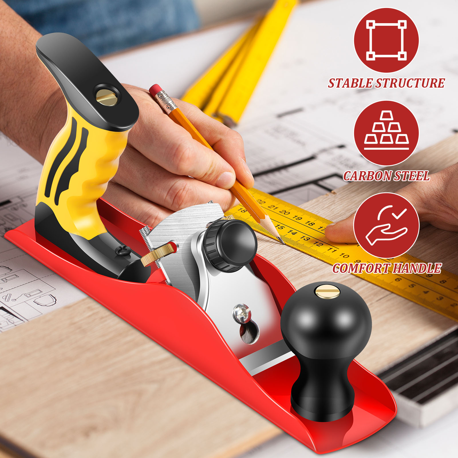 Wood Hand Planer Set Hand Tool - Woodworking Tool Stores recensione e prezzo