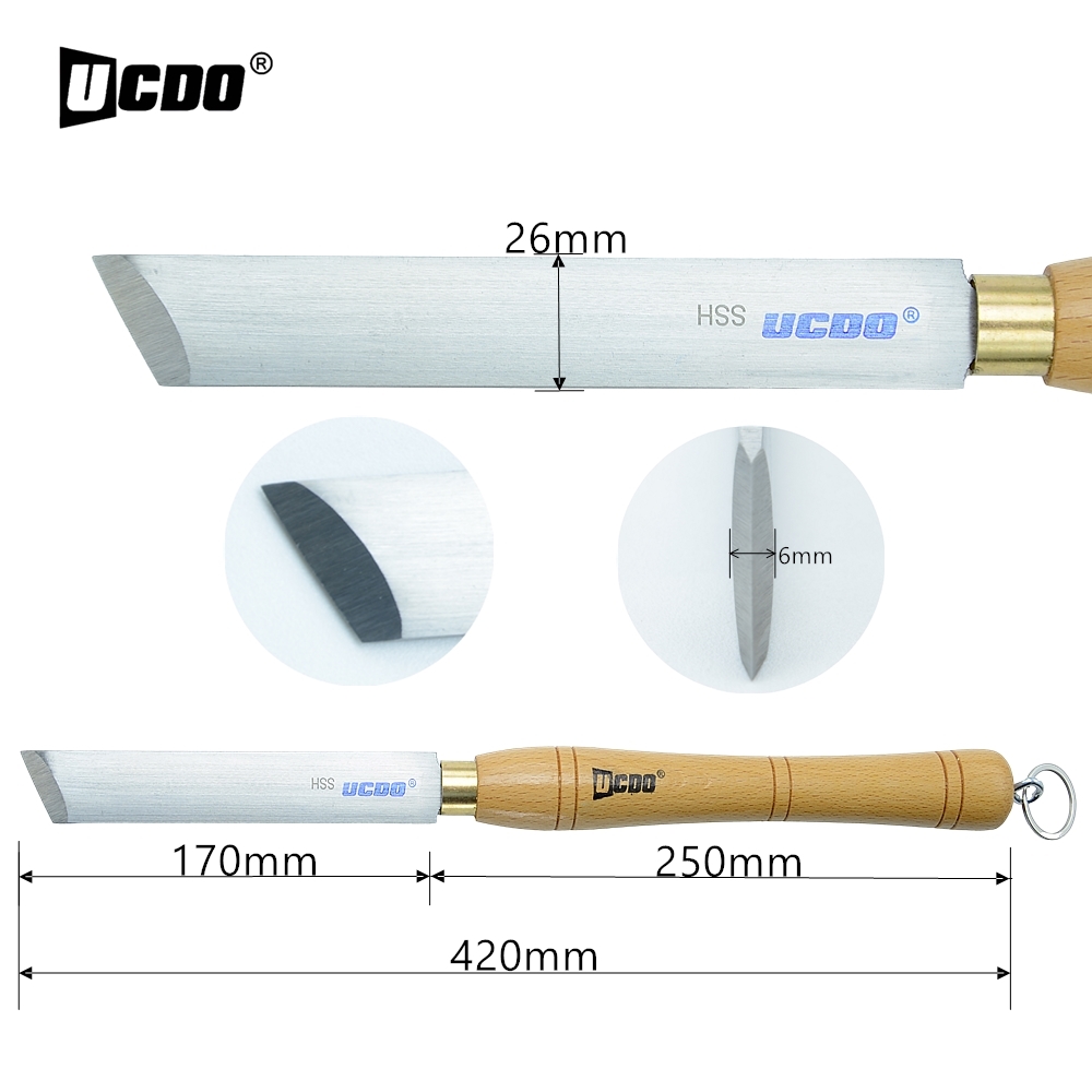 UCDO HSS 26mm Woodturning Big  - Skew Chisel Wood recensione e prezzo