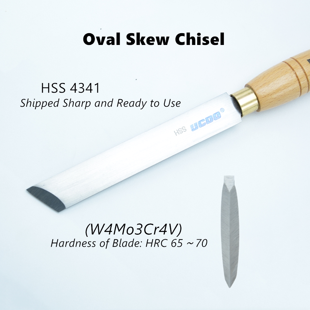 UCDO HSS 26mm Woodturning Big  - Skew Chisel Wood recensione e prezzo