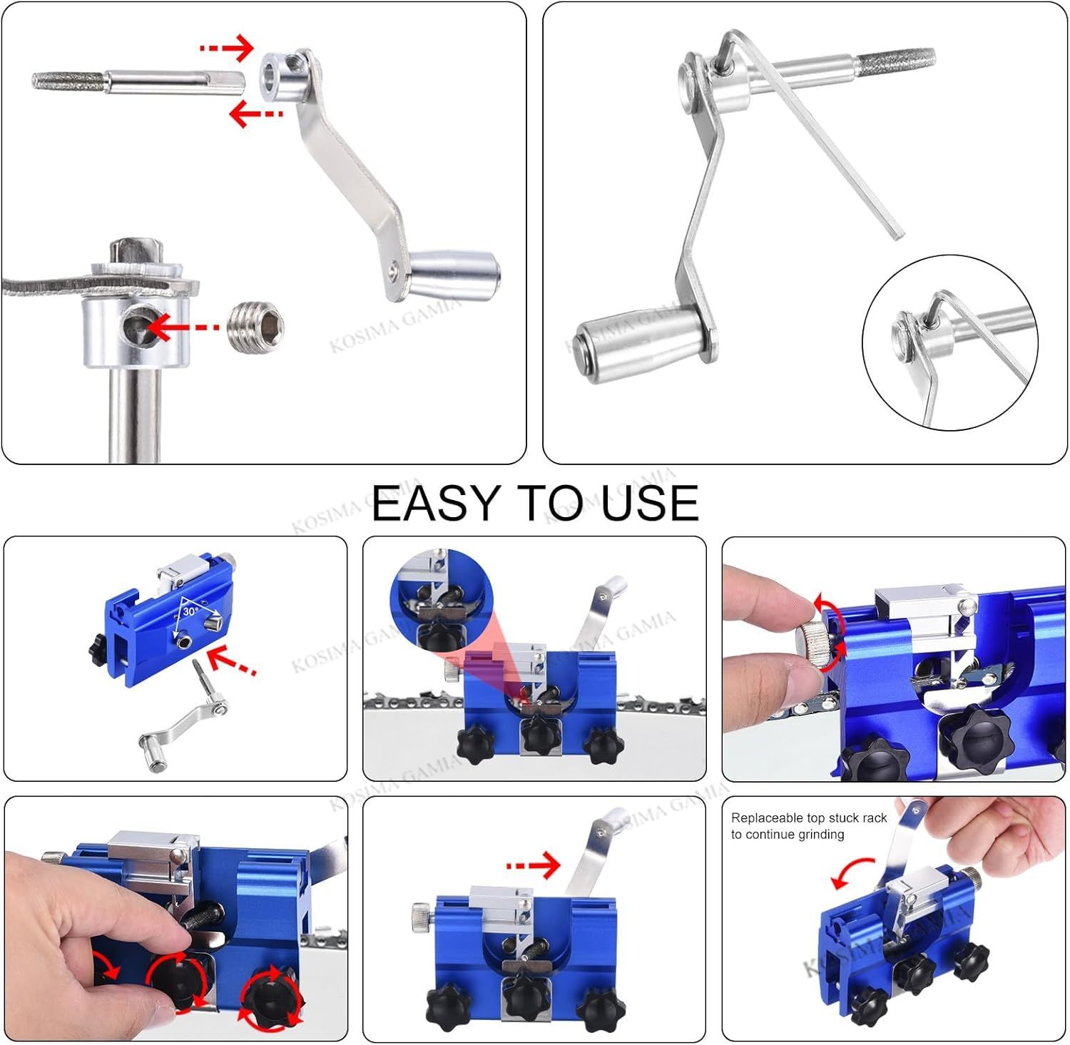 Portable Manual Chain Saw Blad - Woodworking Ai recensione e prezzo