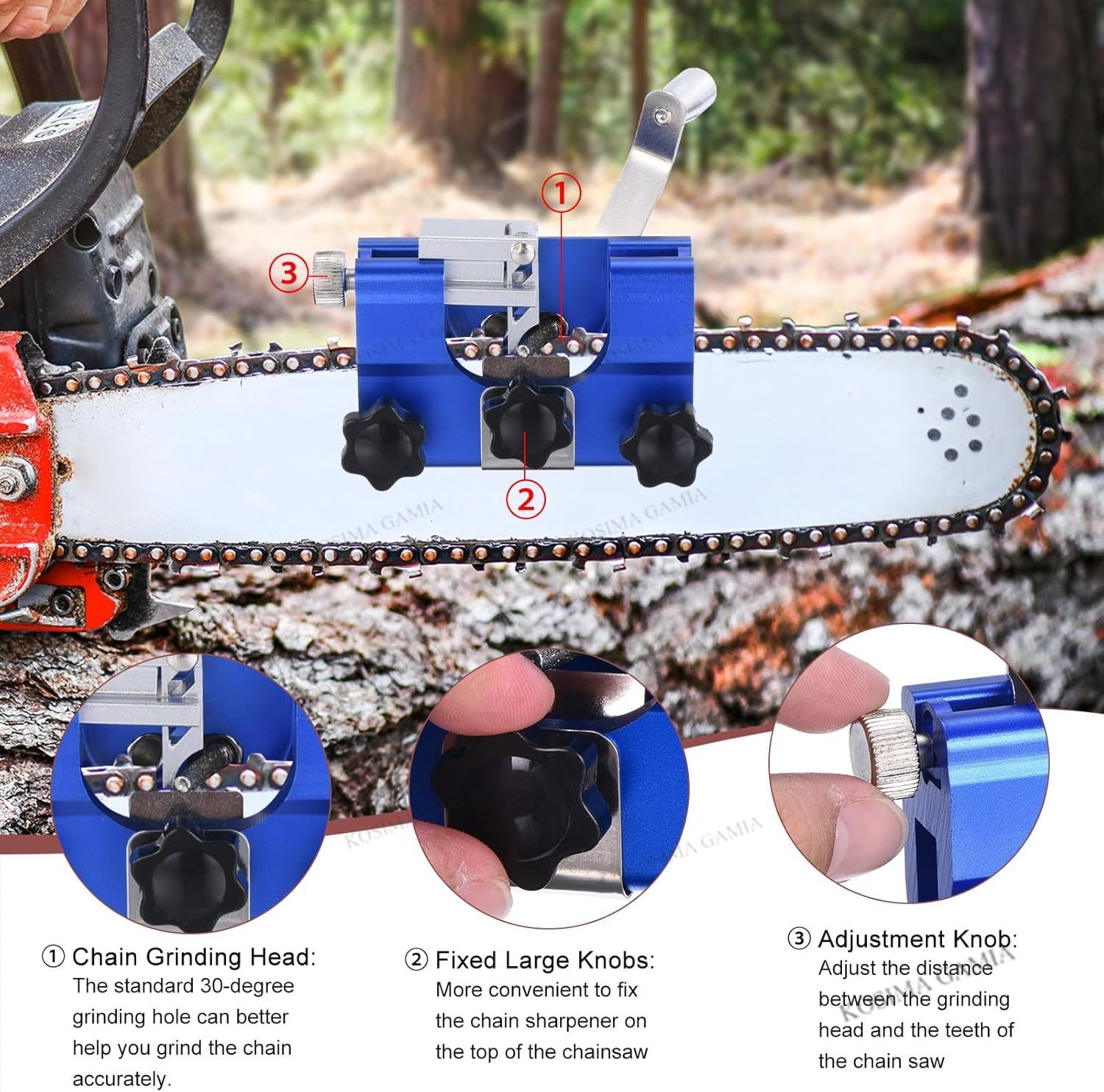 Portable Manual Chain Saw Blad - Woodworking Ai recensione e prezzo