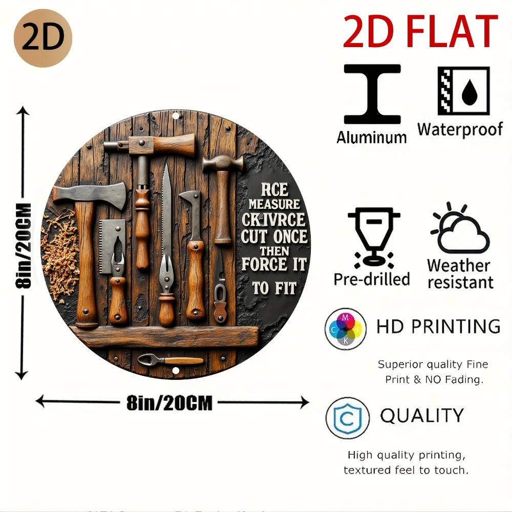 Metal Wall Sign Funny Woodwork - Woodworking Quotes Funny recensione e prezzo