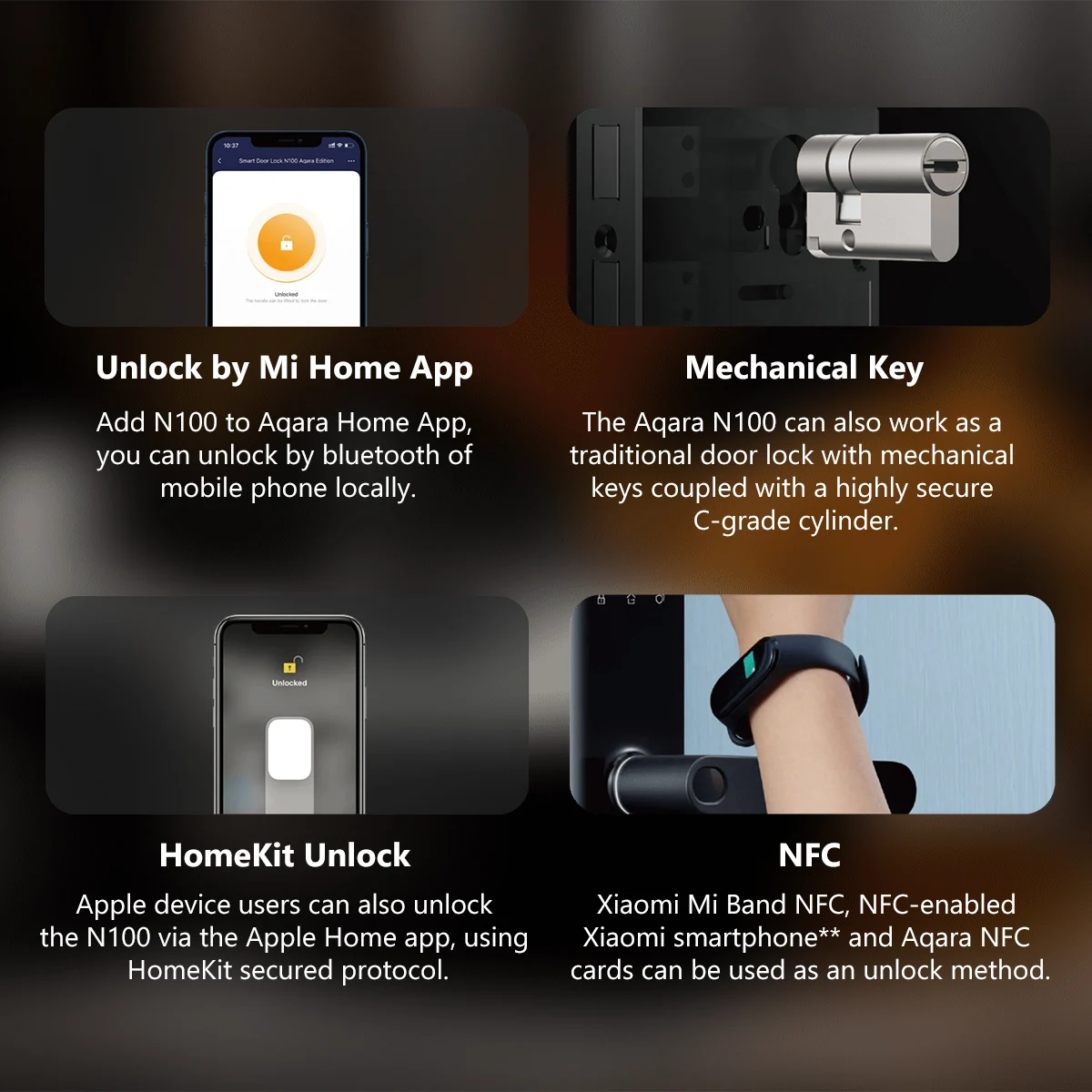 Aqara Smart Door Lock N100 Fin - Woodworking App recensione e prezzo
