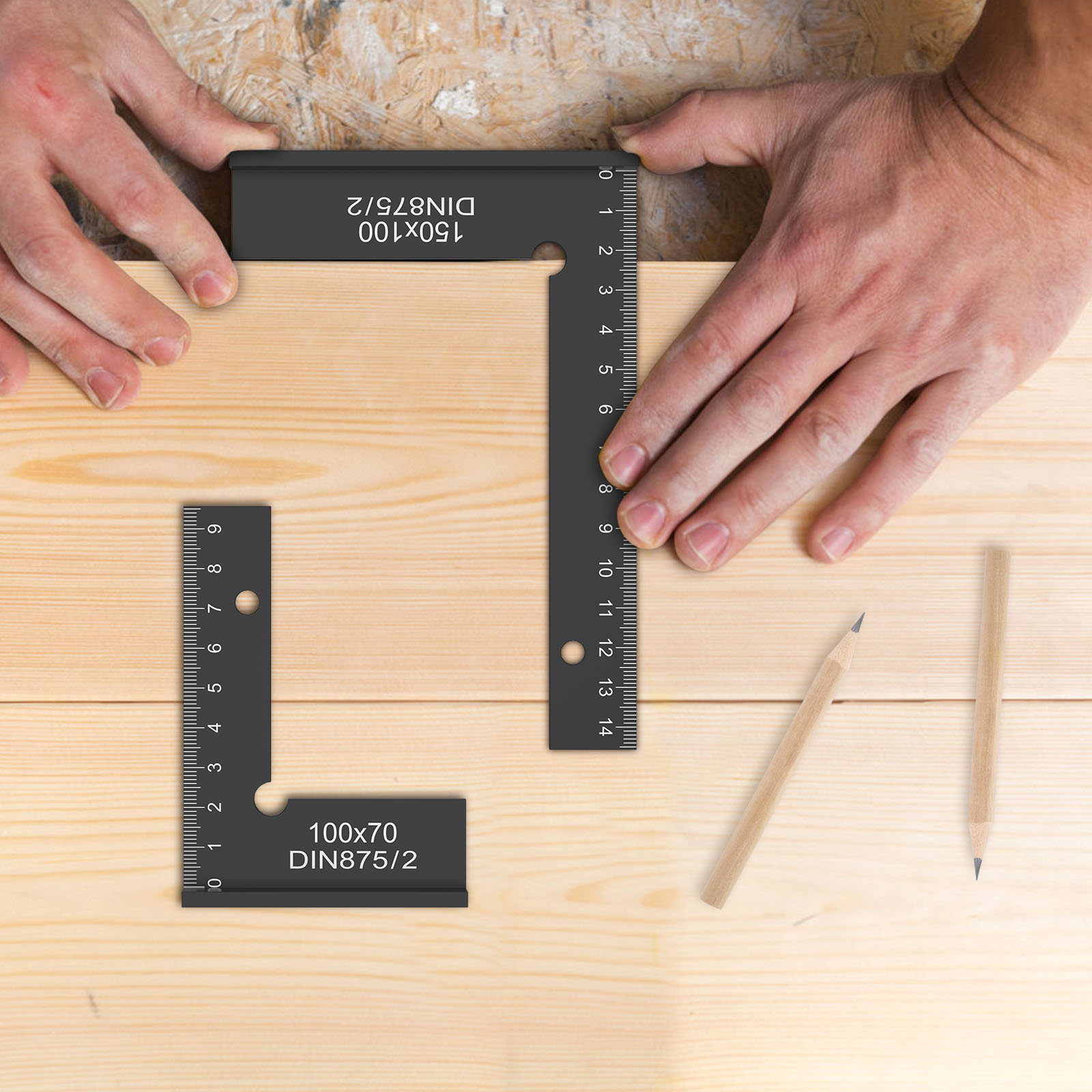 2Pcs Engineer Square Ruler Por - Woodworking For Engineers recensione e prezzo