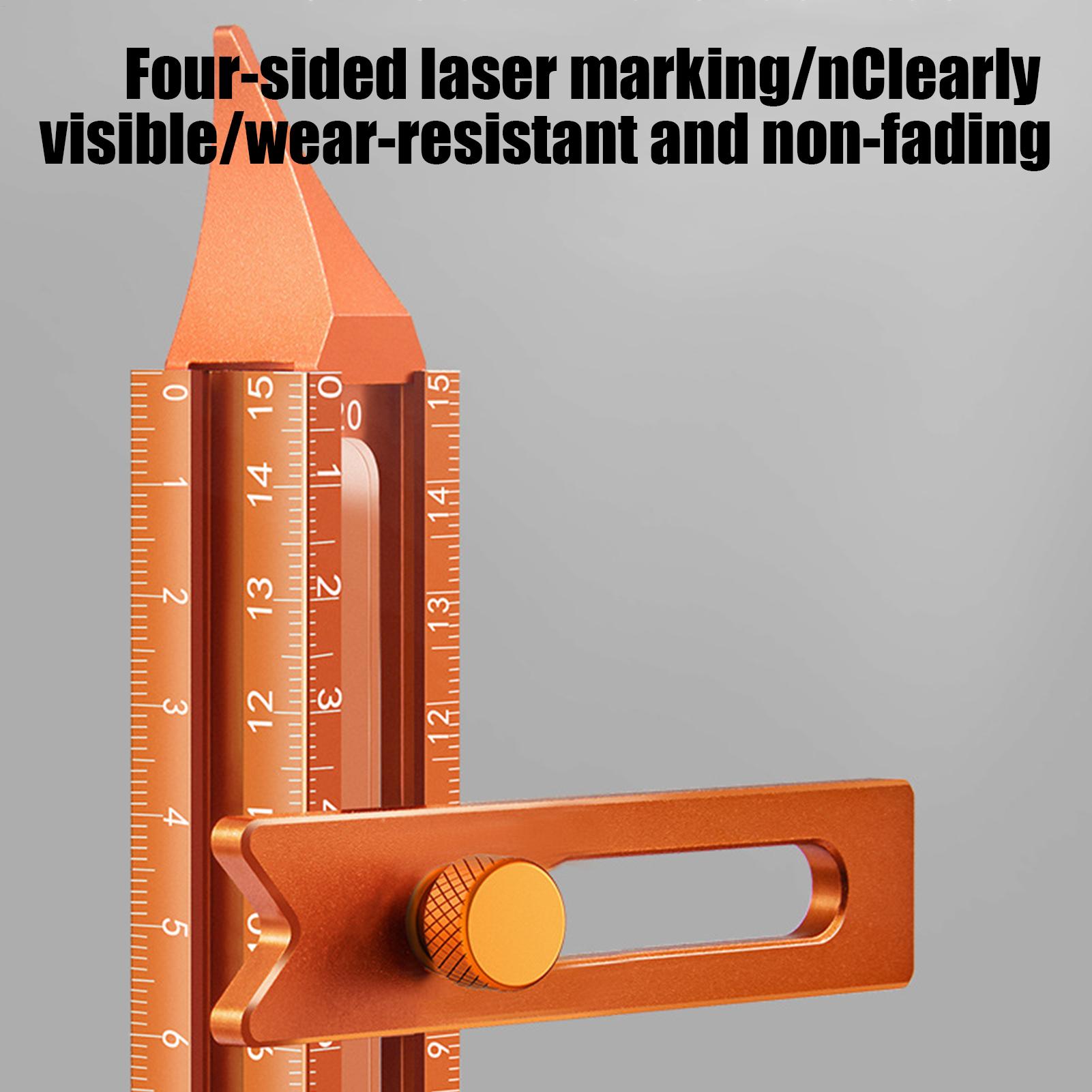 Wood Marking Tool 4-Sided Magn - Woodworking Marking Gauge recensione e prezzo
