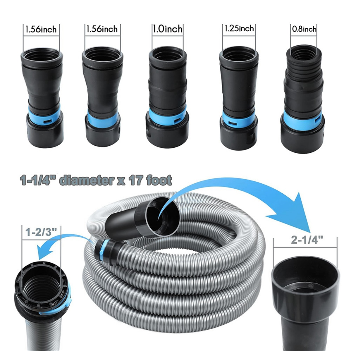 ABNJ 1 1/4 Inch X 10 Feet Dust - Woodworking Vacuum System recensione e prezzo