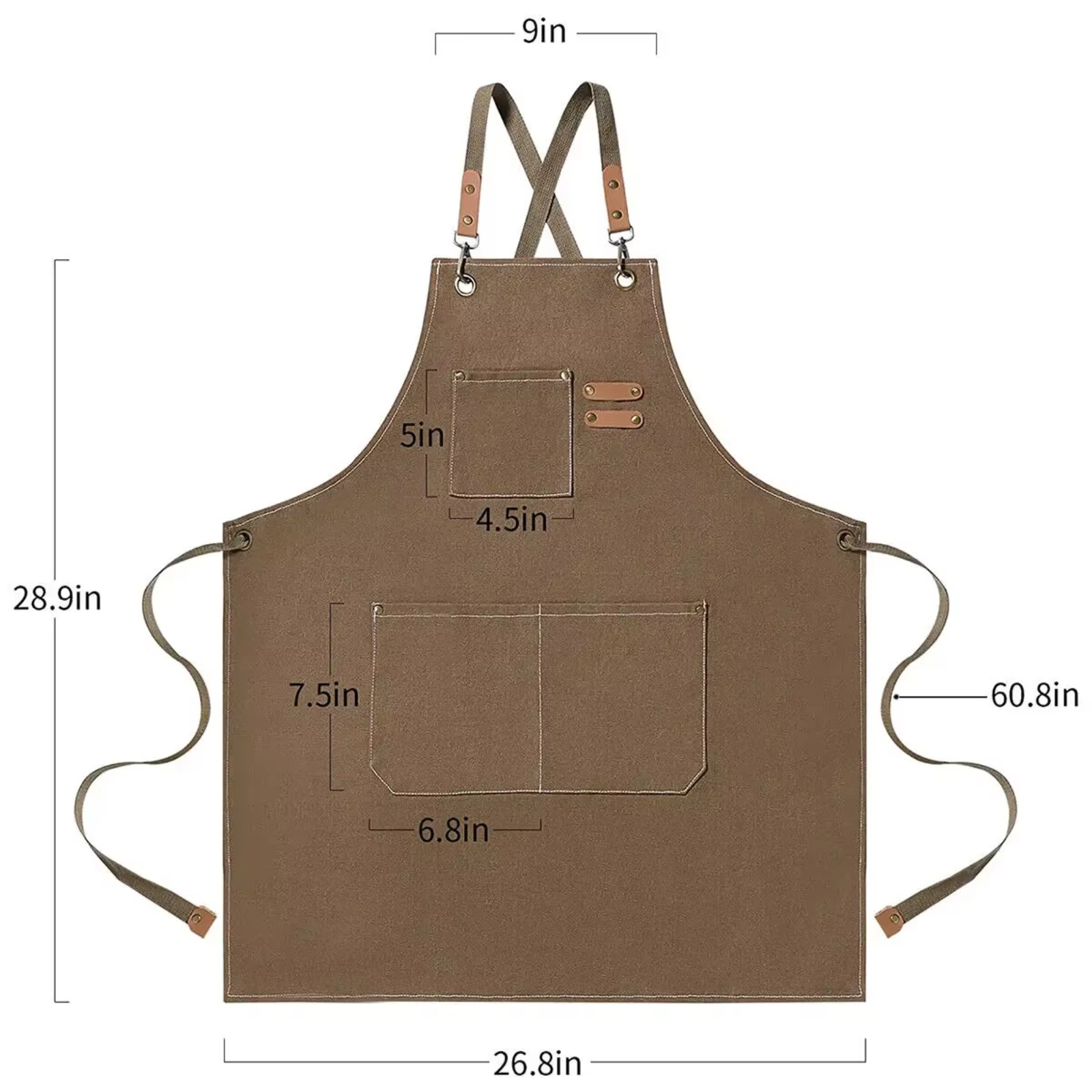 Unisex Canvas Work Apron – Thi - Woodworking Apron recensione e prezzo