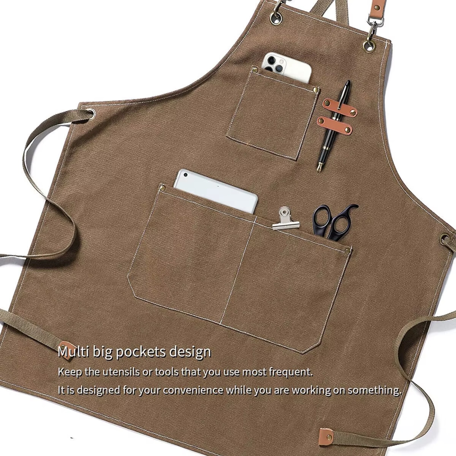 Unisex Canvas Work Apron – Thi - Woodworking Apron recensione e prezzo