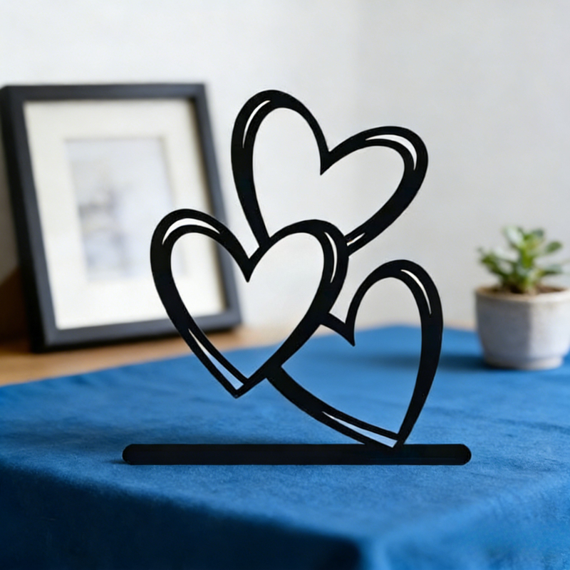 1pc Minimalist Heart Desktop D - Woodworking School recensione e prezzo